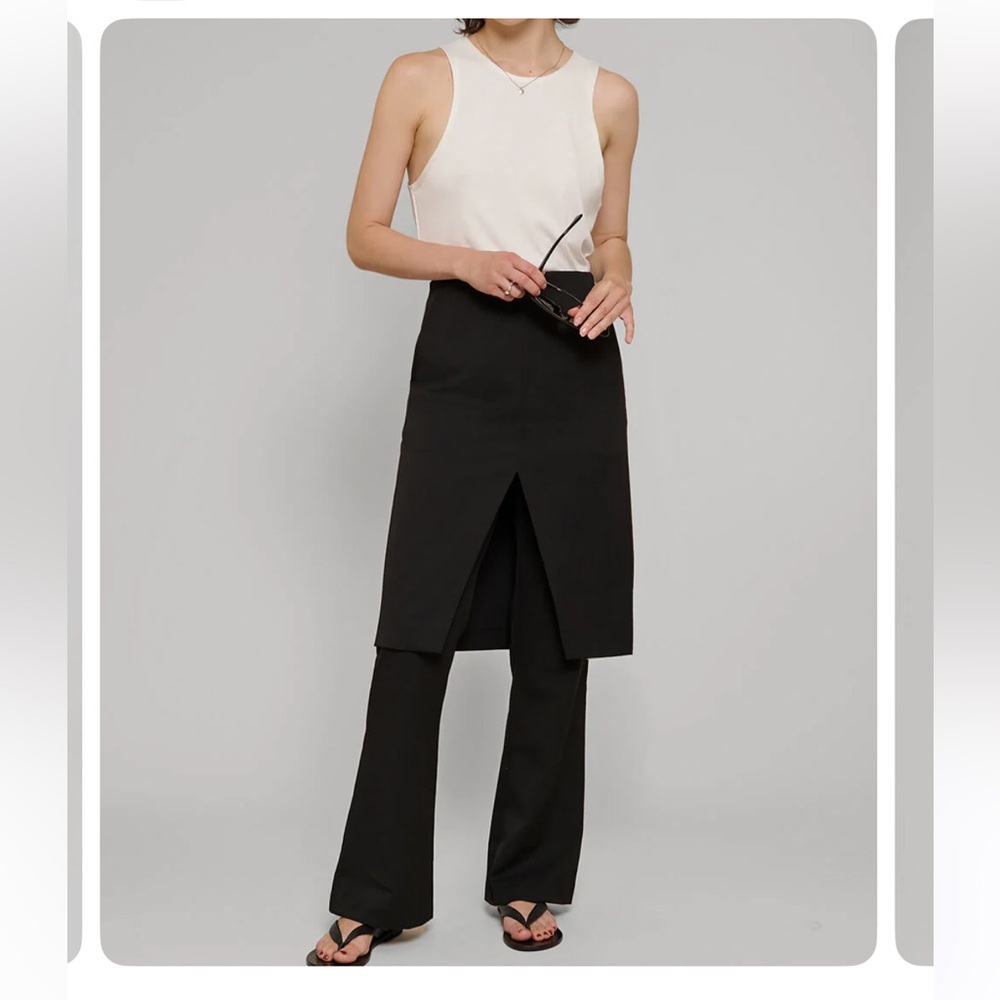 Pixie Market Ray Layered Skirt Pants - Picture 2 of 5